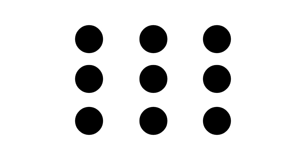 صورة لعبة أو لغز التفكير خارج الصندوق بتوصيل النقاط